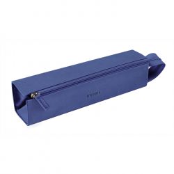 Etui multifuncțional cu fermoar Rhodia Rhodiarama Zippered Hard Case Pencil Box Sapphire Blue