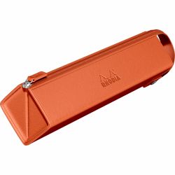 Etui Combo cu fermoar Rhodia Rhodiarama Zippered Hard Case Pencil Box Tangerin