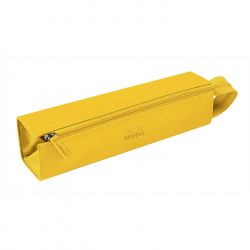 Etui multifuncțional cu fermoar Rhodia Rhodiarama Zippered Hard Case Pencil Box Daffodil Yellow