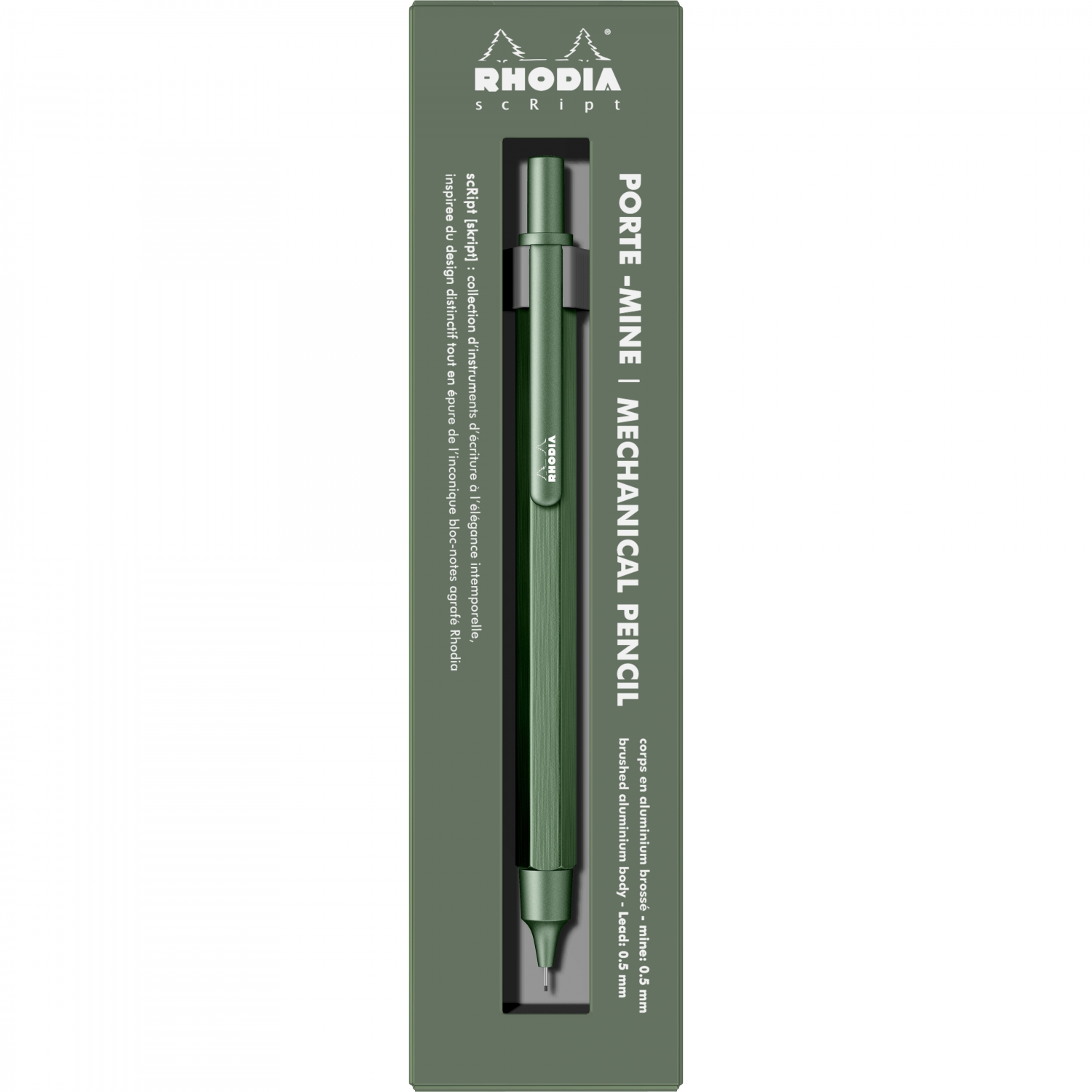 Imagine Produs Creion Mecanic 0.5 Rhodia Script Sage