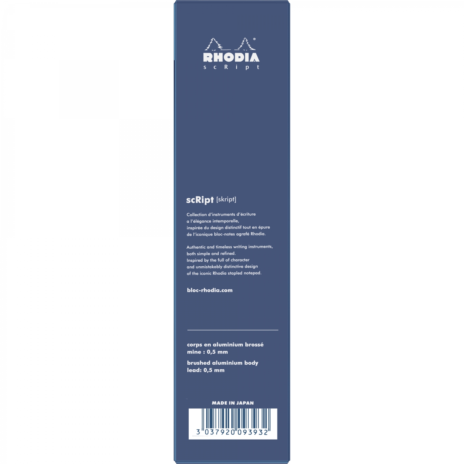 Imagine Produs Creion Mecanic 0.5 Rhodia Script Navy