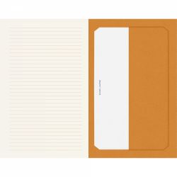 Caietul Scriitorului A5 Jacques Herbin Notebook - Cream Lined 5 mm - 128 pagini 90 g/mp - 48001JT