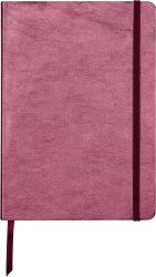 Caiet A5 Clairefontaine Cuirise Softcover Cherry - Ivory Lined 7 mm - 144 pagini 90 g/mp