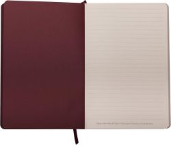 Caiet A5 Clairefontaine Cuirise Softcover Cherry - Ivory Lined 7 mm - 144 pagini 90 g/mp