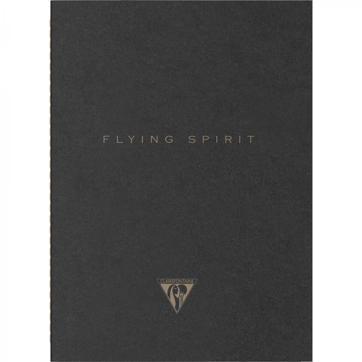 Imagine Produs Caiet A5 Clairefontaine Flying Spirit Black - Ivory Lined 8 mm - 96 pagini 90 g mp