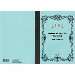 Caiet B5 Life Noble Note Ruled Blue - Ivory Lined 8 mm - 200 pagini 84.9 g mp - N38