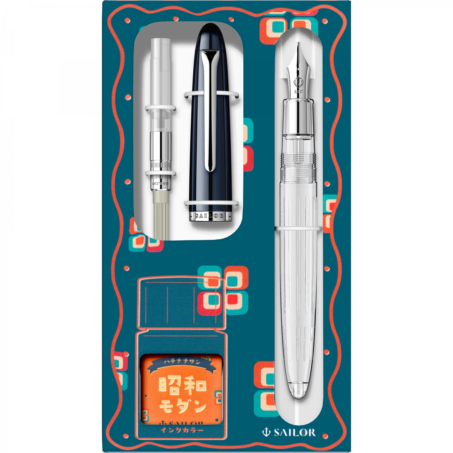 Imagine Produs Stilou Sailor Profit Junior + 10 Retro Showa Modern CT 0.4 MF Nib