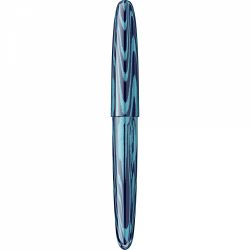 Stilou King Size 21k Nib Sailor King of Pens Ripple Blue Ebonite