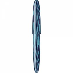 Stilou King Size 21k Nib Sailor King of Pens Ripple Blue Ebonite