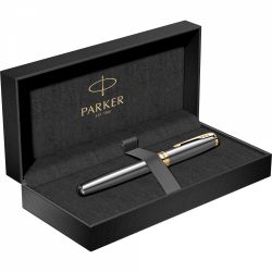 Stilou 18k Nib Parker Sonnet Royal Core Grey Lacquer GT