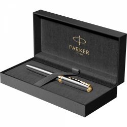 Stilou 18k Nib Parker Sonnet Royal Core Grey Lacquer GT