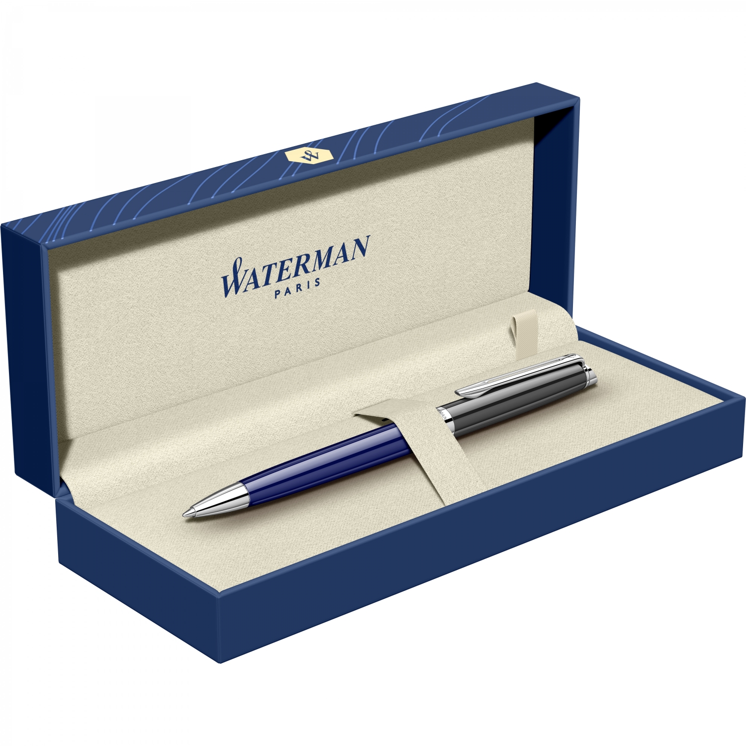 Imagine Produs Pix Waterman Hemisphere Colour Blocking Black & Navy Blue PDT