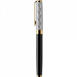 Stilou 18k Nib Waterman Exception SE DeLuxe Reflets De Paris Black GT