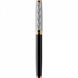 Stilou 18k Nib Waterman Exception SE DeLuxe Reflets De Paris Black GT