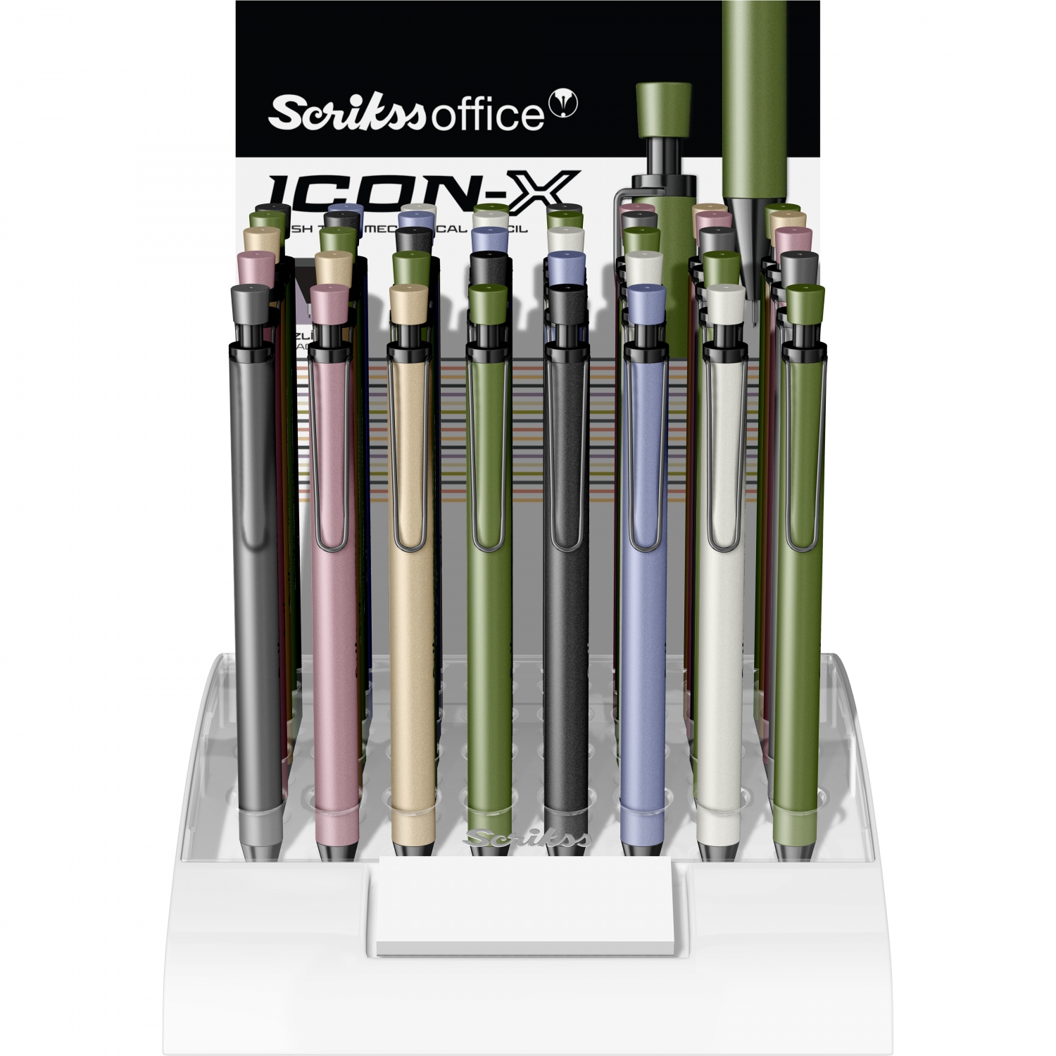 Imagine Produs Creion Mecanic 0.7 Scrikss Icon-X White BT