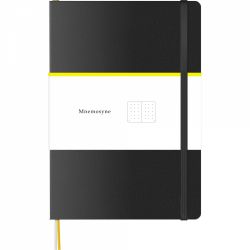 Caiet Personalizabil pentru Organizare A5 Maruman Mnemosyne 888 Journal Black - White Dot Grid 5 mm - 240 pagini 90g/mp - N888-05