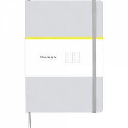 Caiet Personalizabil pentru Organizare A5 Maruman Mnemosyne 888 Journal Gray - White Dot Grid 5 mm - 240 pagini 90g/mp - N888-51