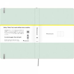 Caiet Personalizabil pentru Organizare A5 Maruman Mnemosyne 888 Journal Light Green - White Dot Grid 5 mm - 240 pagini 90g/mp - N888-53