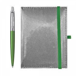 Pix Parker Jotter 125th Anniversary Edition Metallic Green + Notes pocket cu elastic