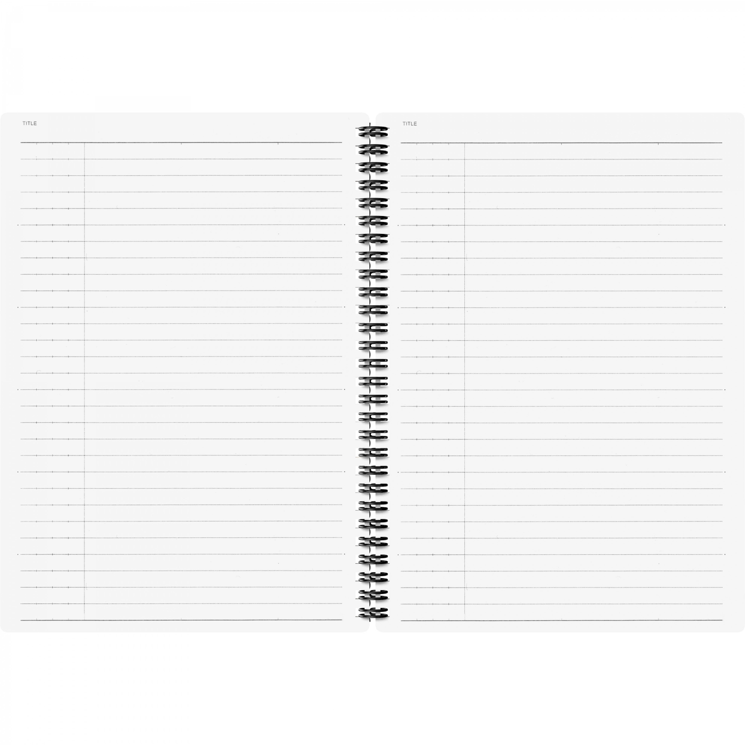 Imagine Produs Caiet cu Spirala B5 Maruman Mnemosyne 174 Black - White Lined 8 mm - 160 pagini 80g mp - N174