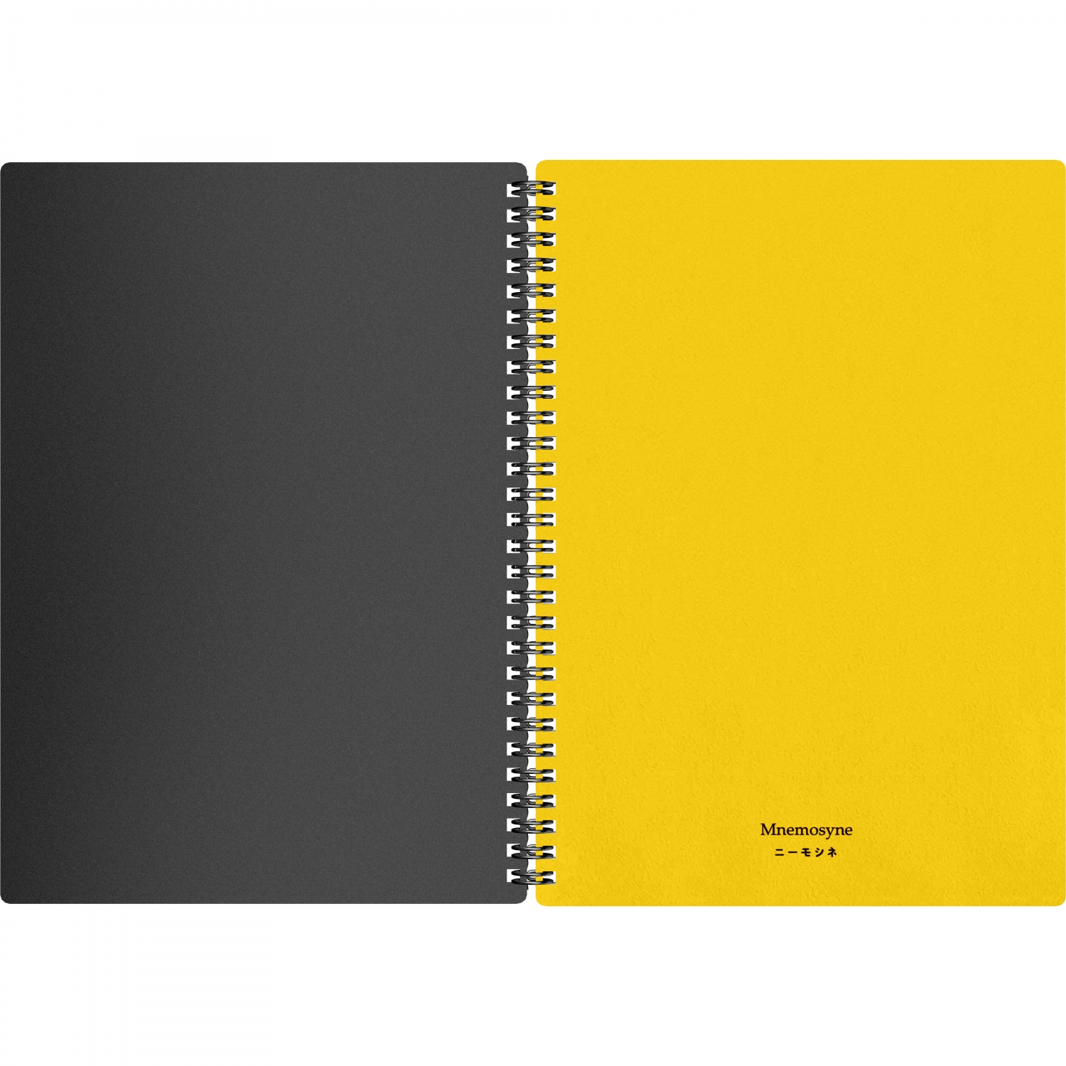 Imagine Produs Caiet cu Spirala B5 Maruman Mnemosyne 174 Black - White Lined 8 mm - 160 pagini 80g mp - N174