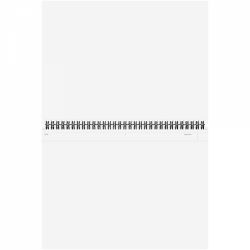 Blocnotes cu Spirala A4 Maruman Mnemosyne 181 Black - White Plain - 140 pagini 80g/mp - N181A