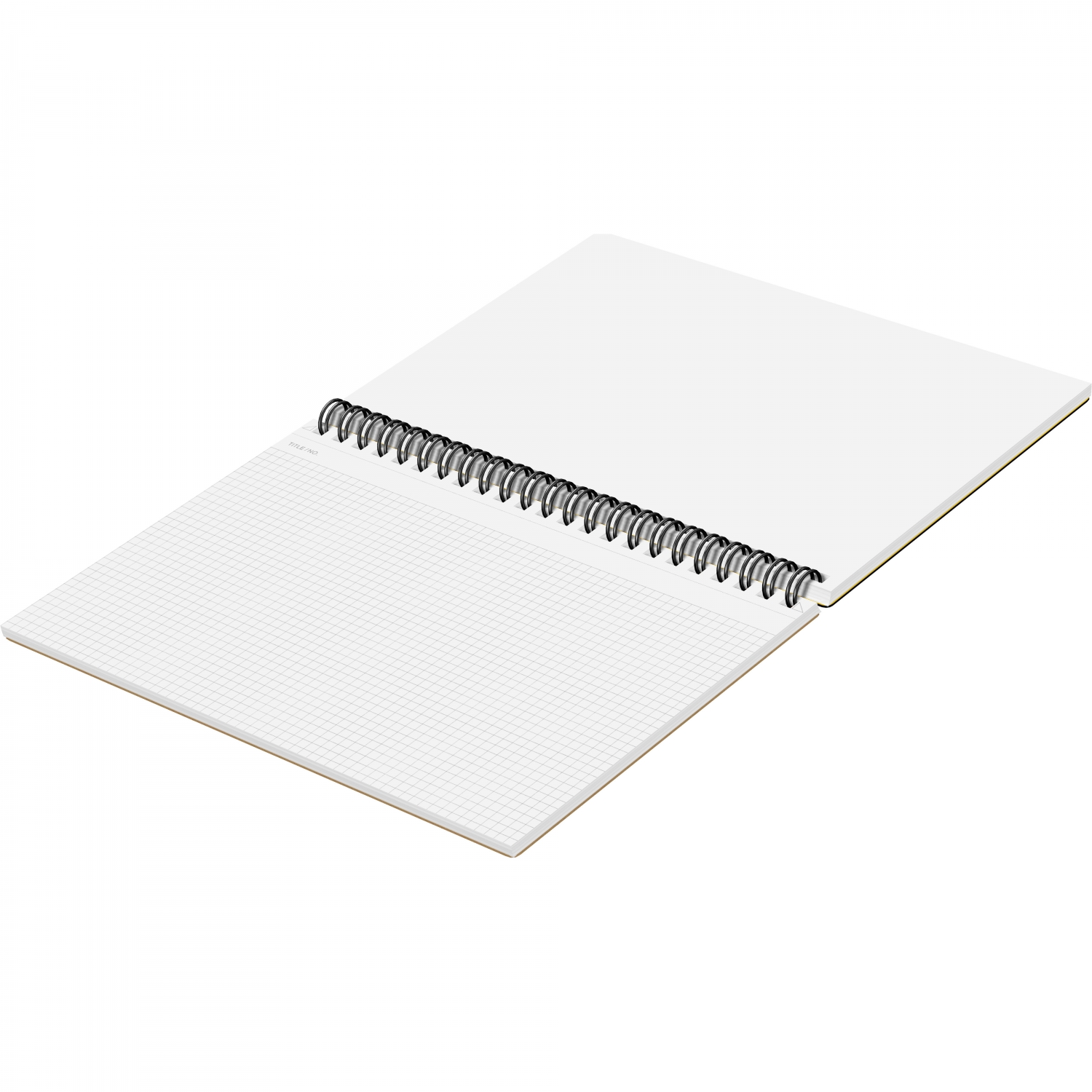 Imagine Produs Blocnotes cu Spirala A5 Maruman Mnemosyne 182 Black - White Grid 5 mm - 140 pagini 80g mp - N182A