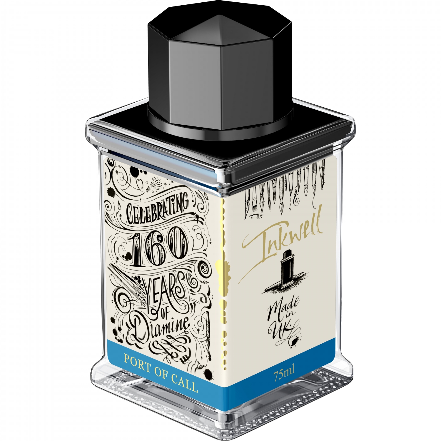 Imagine Produs Calimara Cerneala 75 ml Diamine 160th Anniversary Port of Call